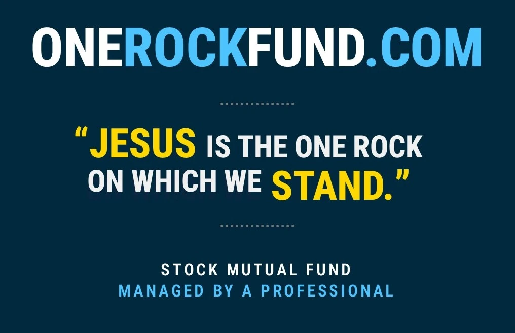 An example advertisement for a stock mutual fund